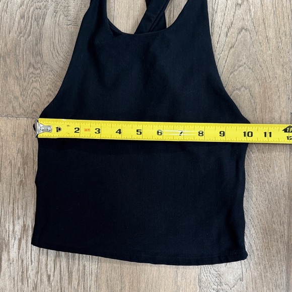 Abercrombie & Fitch Midnight Black Racerback Tank Top Size XXS - Picture 4 of 8
